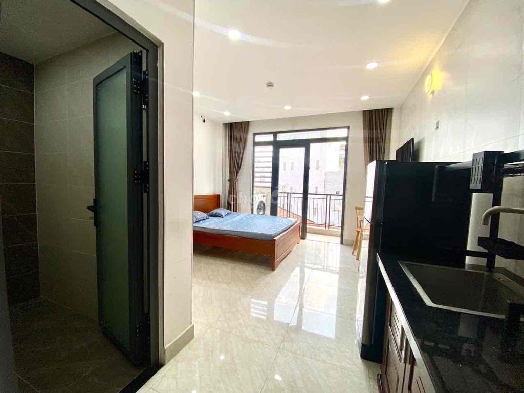 Căn hộ Studio 40m² Nơ Trang Long 6.9 triệu - Nội thất cao cấp, an ninh 24/7!