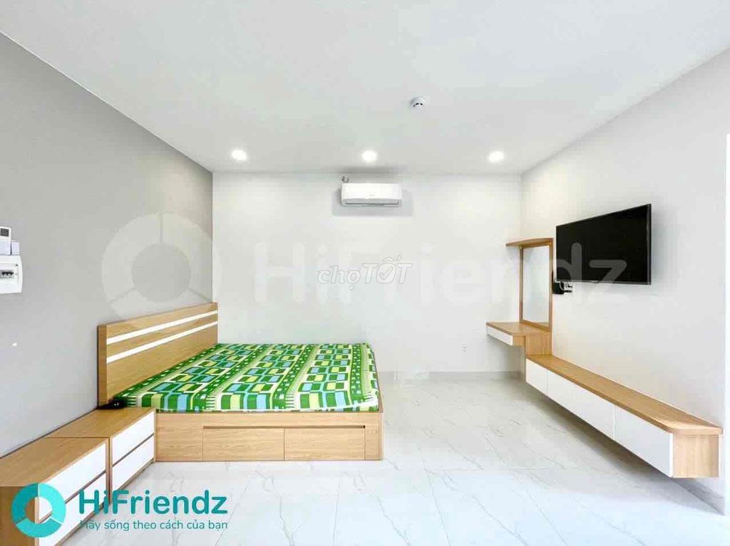 Căn hộ cho thuê Quận 8 30m² giá 7.5 triệu - Full nội thất cao cấp, ra vào tự do!