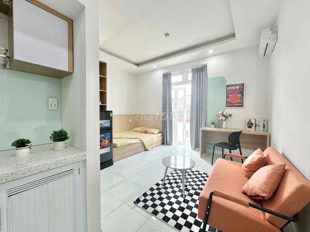 Căn hộ cho thuê tại Thủ Đức 26m² giá 3.5 triệu - Full nội thất, ban công thoáng