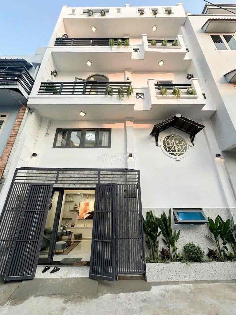 Nhà HXH 3 Lầu Mới 100% Sân Thượng View TP Nguyên Hồng Bình Thạnh 24 triệu - Không thể bỏ lỡ!