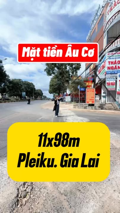 Đất mặt tiền Âu Cơ, Pleiku 1078m² - Cơ hội đầu tư tuyệt vời!