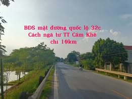 Đất nền mặt đường 32C, xã Điêu Lương, Cẩm Khê, 140m² - Sổ đỏ chính chủ, giá chỉ 2 tỷ!