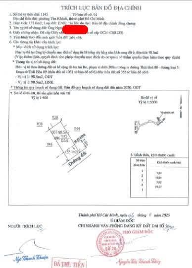 Đất nền Tân Uyên 133m² giá 2.1 tỷ - Đường mở thông thuận tiện giao thông!