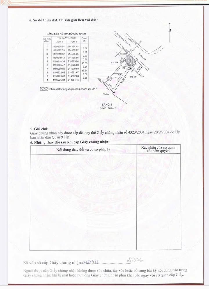 Nhà mặt tiền đường 494, P Tăng Nhơn Phú A, Quận 9 - Diện tích 104m², giá 8 tỷ - cơ hội đầu tư tuyệt vời!