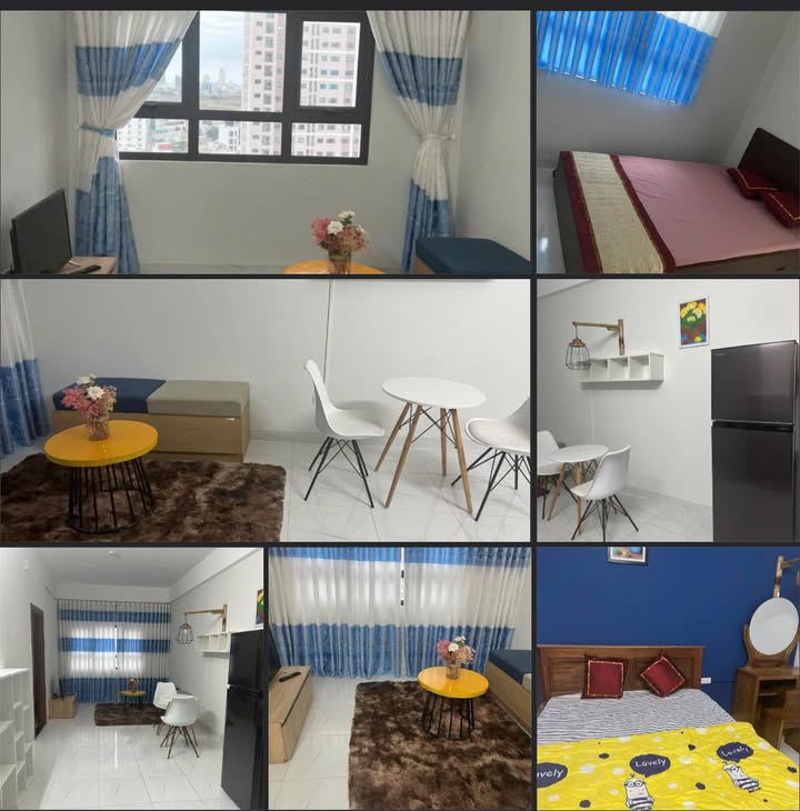 Căn hộ chung cư SSH08 Hà Quang 1 Nha Trang 58m² giá 6.5 triệu - Thiết kế hiện đại, gần sông mát mẻ