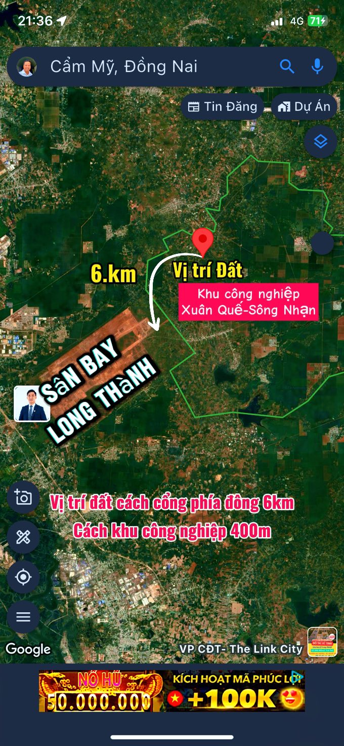 Đất thổ cư 100m² Sông Nhạn, Cẩm Mỹ, Đồng Nai - Giá chỉ 2.1 tỷ!