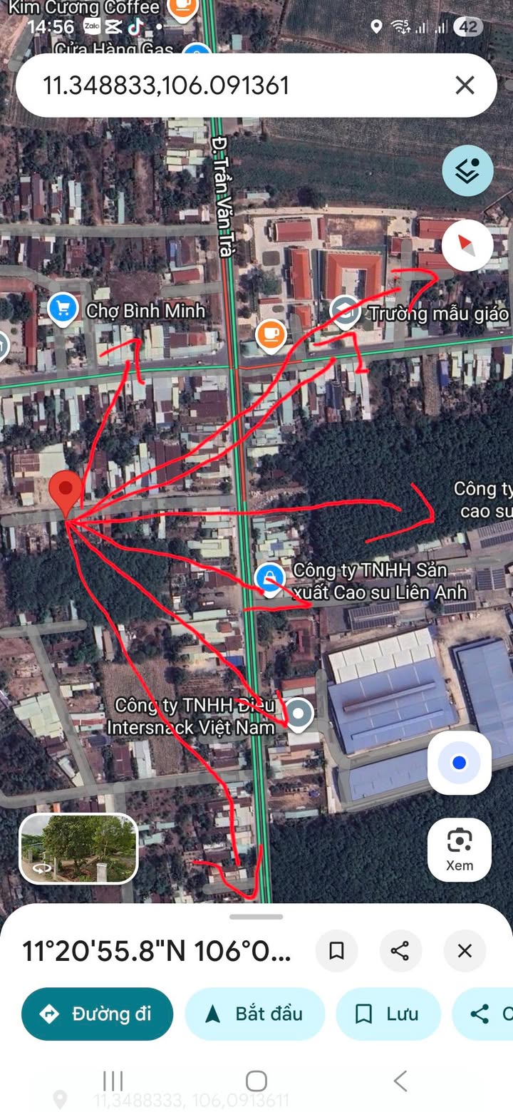 Đất thổ cư 1104m² Phường Bình Minh, TP Tây Ninh - Giá tốt, thương lượng nhẹ!