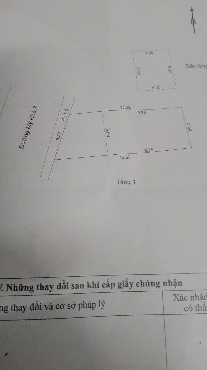FrontHouse mặt tiền Mỹ Khê 7, Đà Nẵng 71m² - Gần biển, giá thỏa thuận!