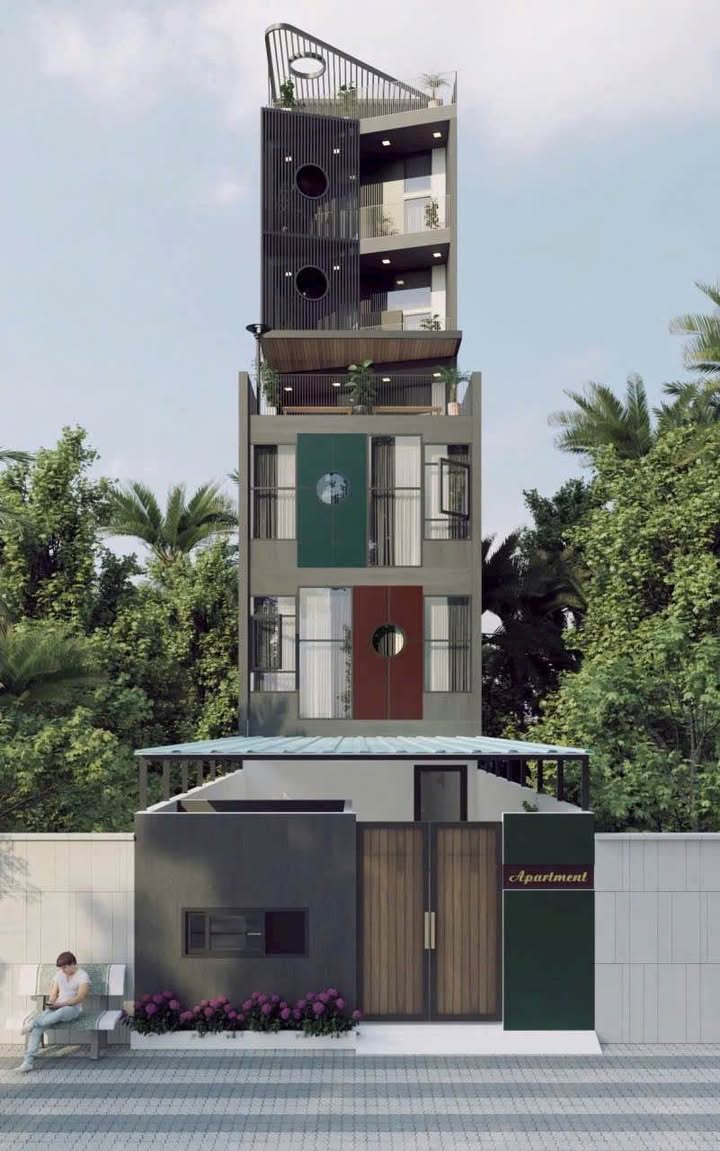 Cho thuê tòa nhà 7 tầng Vườn Lài, An Phú Đông 97m² - Phù hợp văn phòng, spa