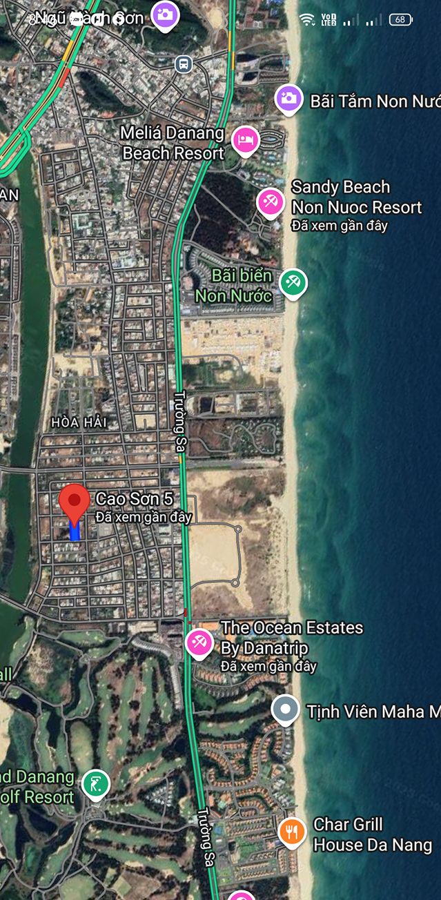 Đất mặt tiền đường Cao Sơn 5, Ngũ Hành Sơn, Đà Nẵng 100m² giá 4.6 tỷ - Cơ hội đầu tư hấp dẫn!