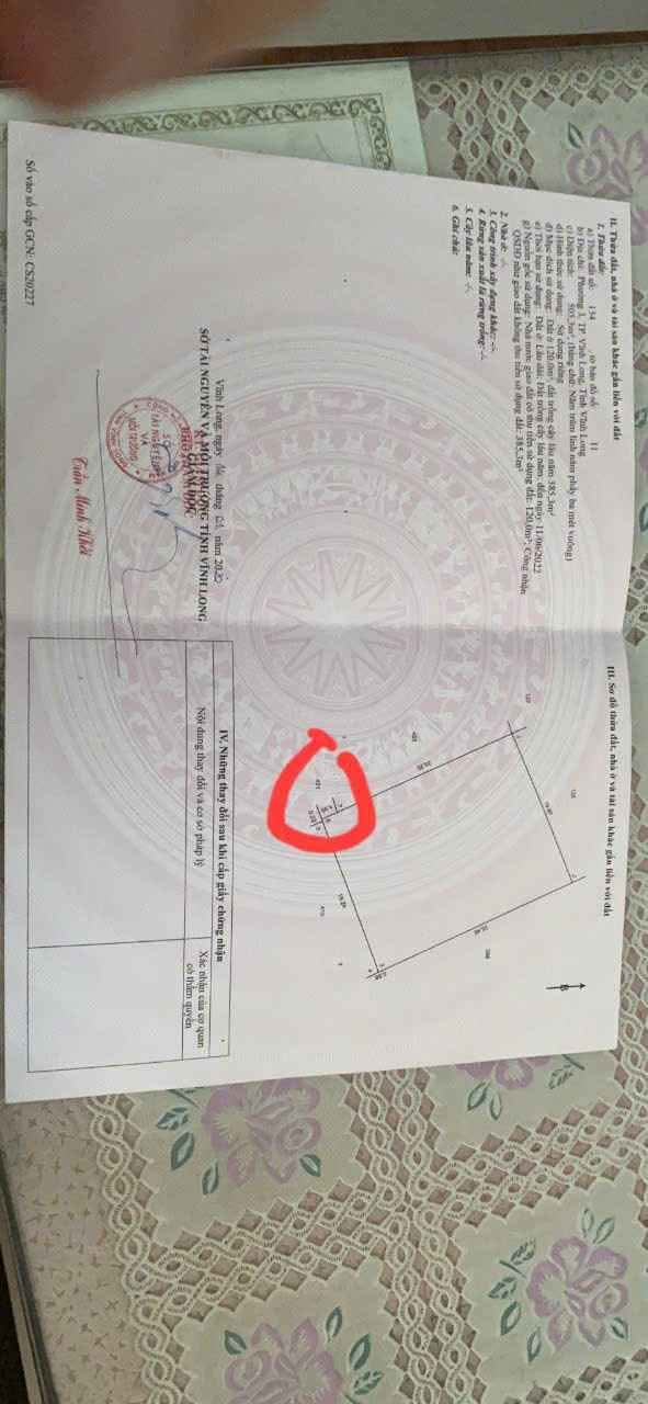 Đất nền Vĩnh Long 505m² giá 3 tỷ - Gần trường Đại học Xây dựng Miền Tây!