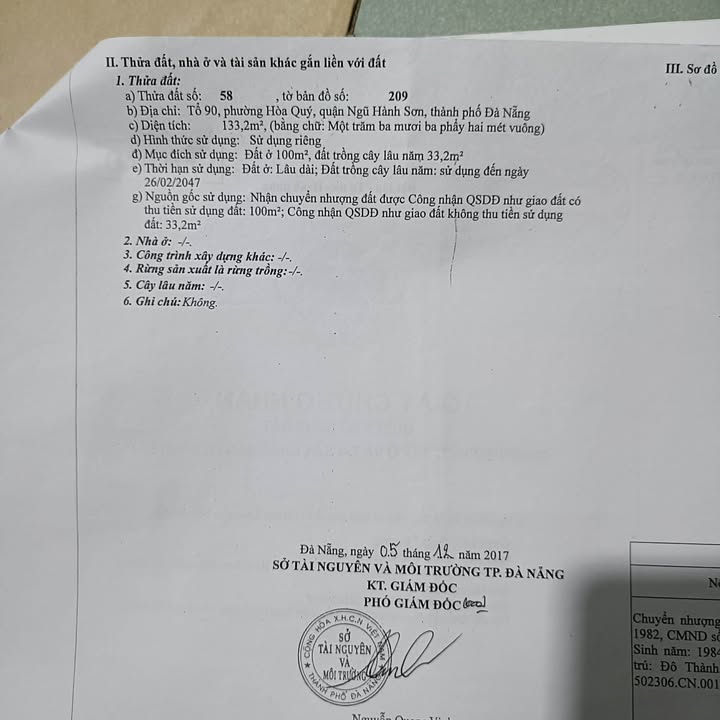 Đất nền Hòa Quý, Ngũ Hành Sơn 128m² - Đối diện trường đại học, cơ hội đầu tư sinh lời!