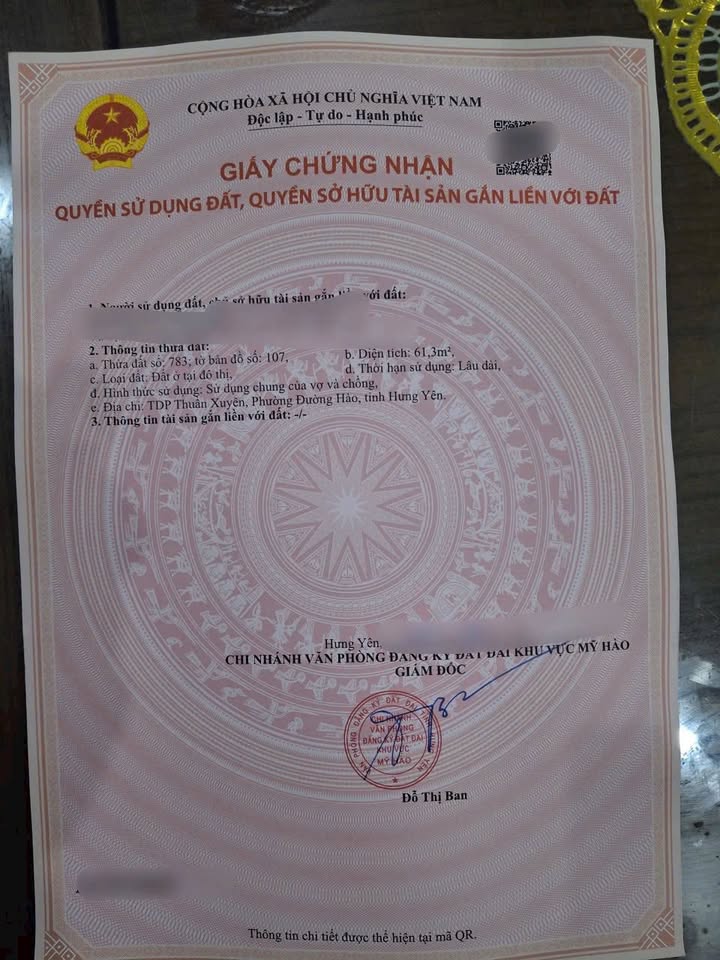 Lô đất góc đẹp Hưng Long, Mỹ Hào 61m² giá 2.1 tỷ - Tiềm năng đầu tư cao!