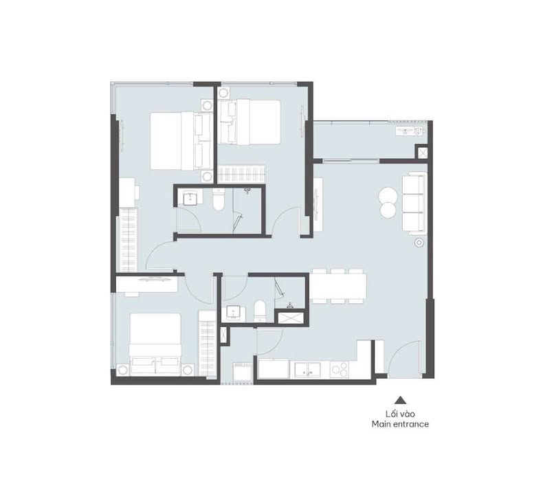 Căn hộ 3PN U38A Masteri LakeSide 89m² giá chỉ 5.8 tỷ - Không thể bỏ lỡ!