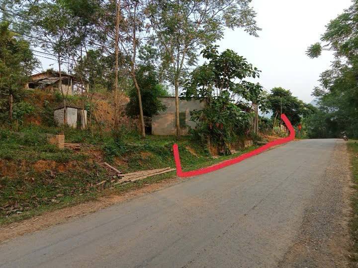 Đất thổ cư Lỗ Sơn, Tân Lạc, Hoà Bình 315m² giá 600 triệu - Đường nhựa 10m thuận tiện!