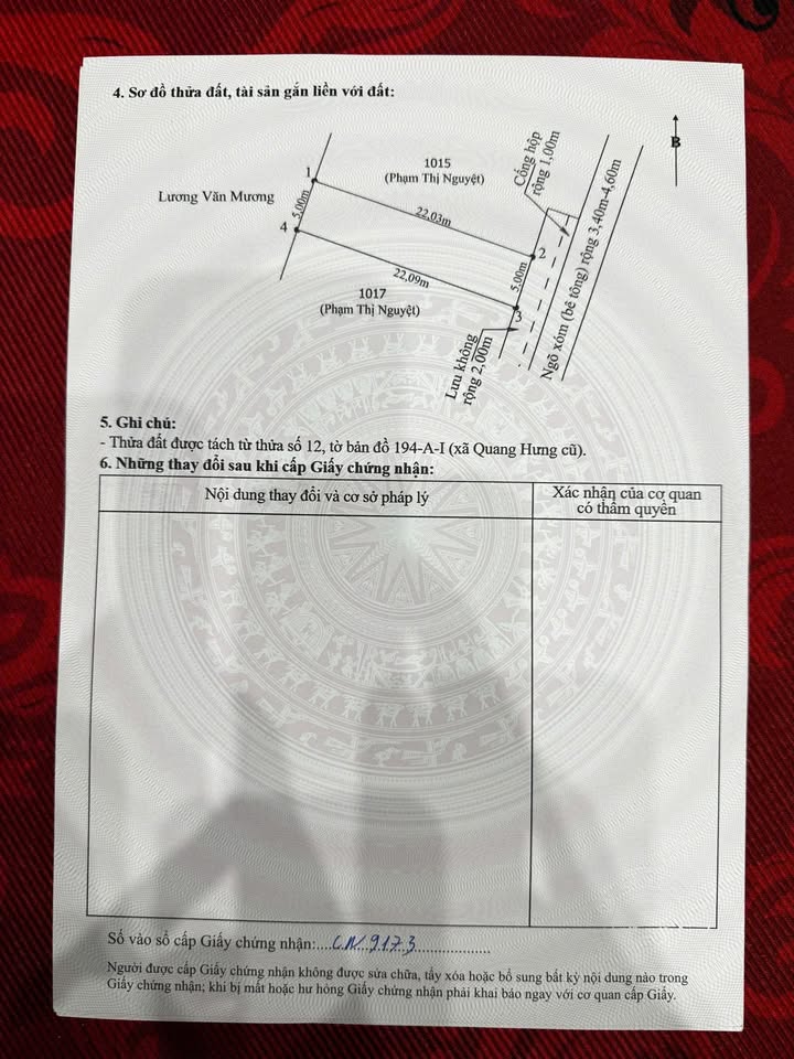 Đất nền Quang Khải, Quang Hưng, An Lão 110m² giá 1.1 tỷ - Cơ hội đầu tư tuyệt vời!