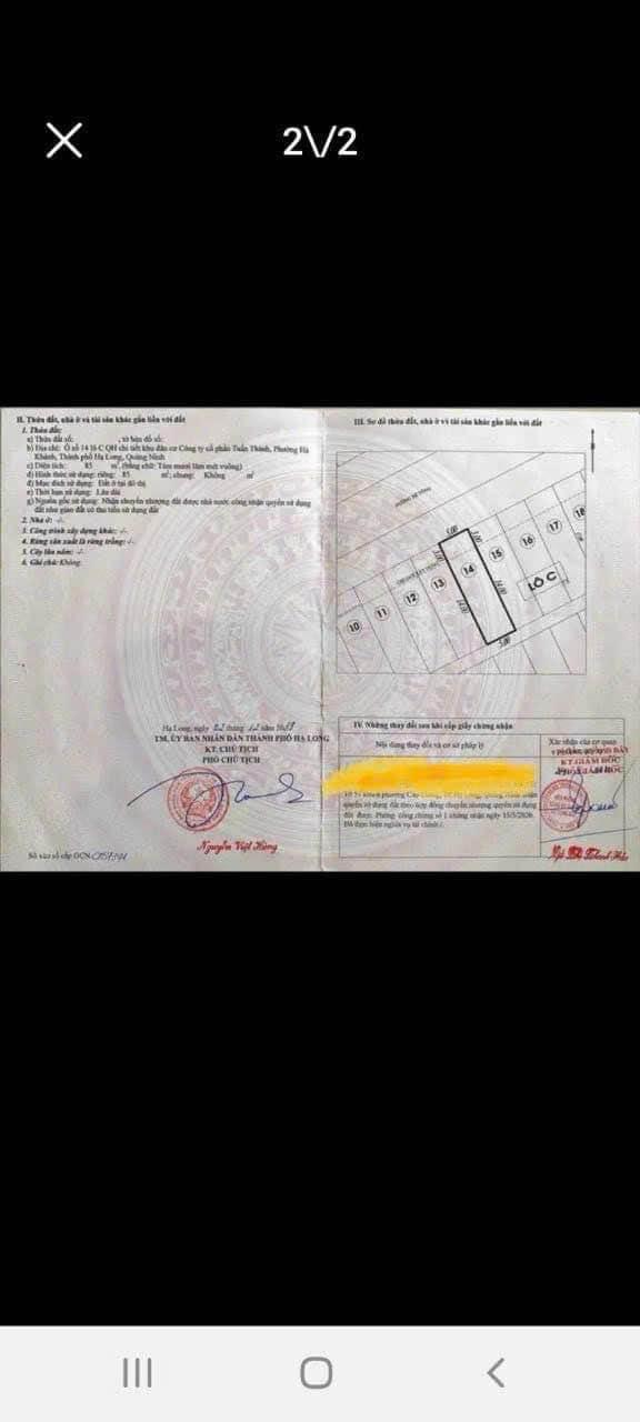 Đất nền KĐT Tuấn Thành Hạ Long 85m² giá 2.58 tỷ - Cơ hội đầu tư lý tưởng!