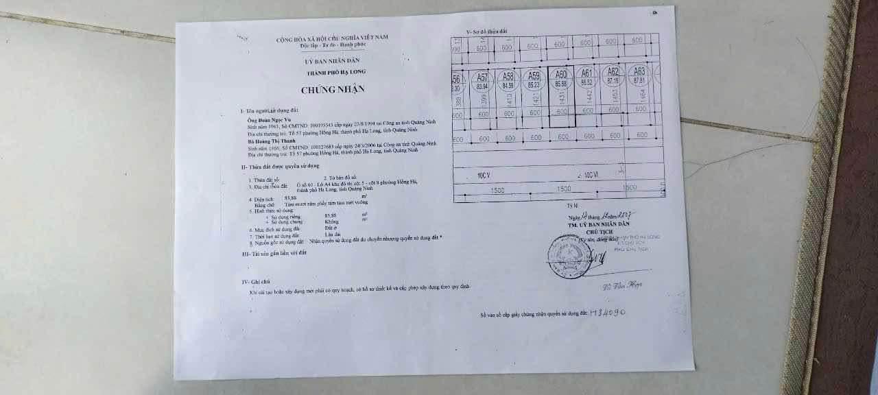 Đất nền khu đô thị Cột 5-Cột 8 Hạ Long 86m² - Giá đầu tư hấp dẫn!