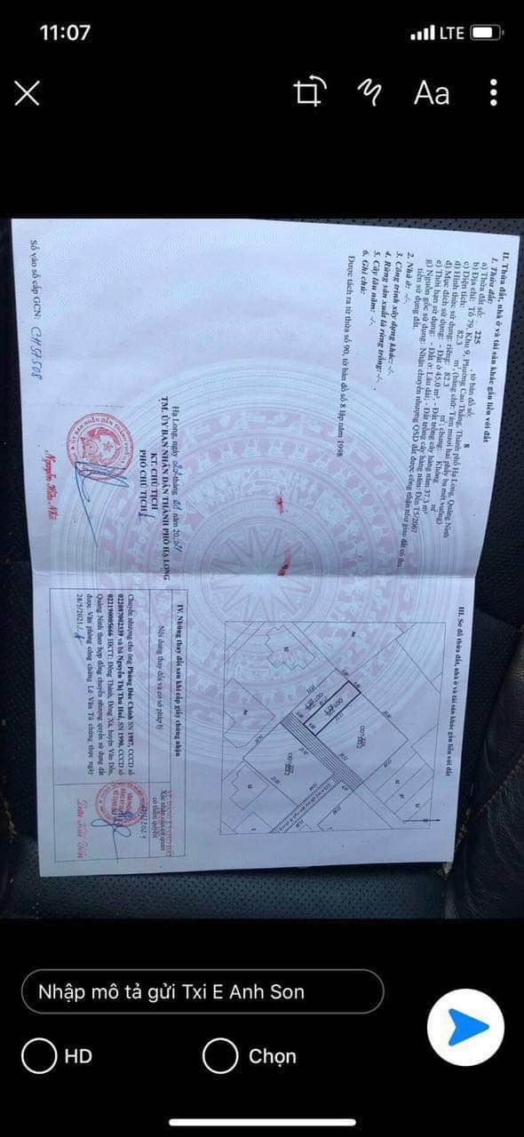 Bán đất ngõ 19 Bãi Muối Cao Thắng Hạ Long 82,3m² - Vị trí đẹp, ô tô đỗ cửa!