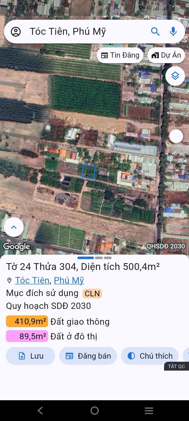Đất nền Phú Mỹ Bà Rịa - Vũng Tàu 500m² giá 900 triệu - Sổ đỏ đầy đủ, đầu tư sinh lời!