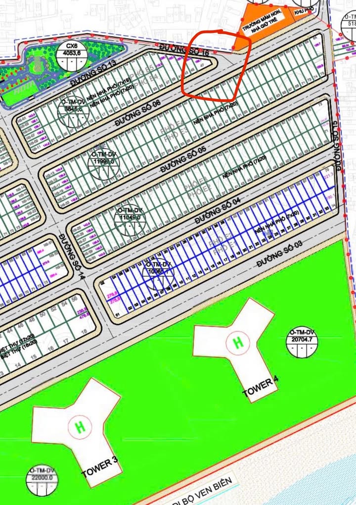 Shophouse Ocean Dunes Phan Thiết 158m² giá 14 tỷ - Góc 3 mặt tiền hướng biển