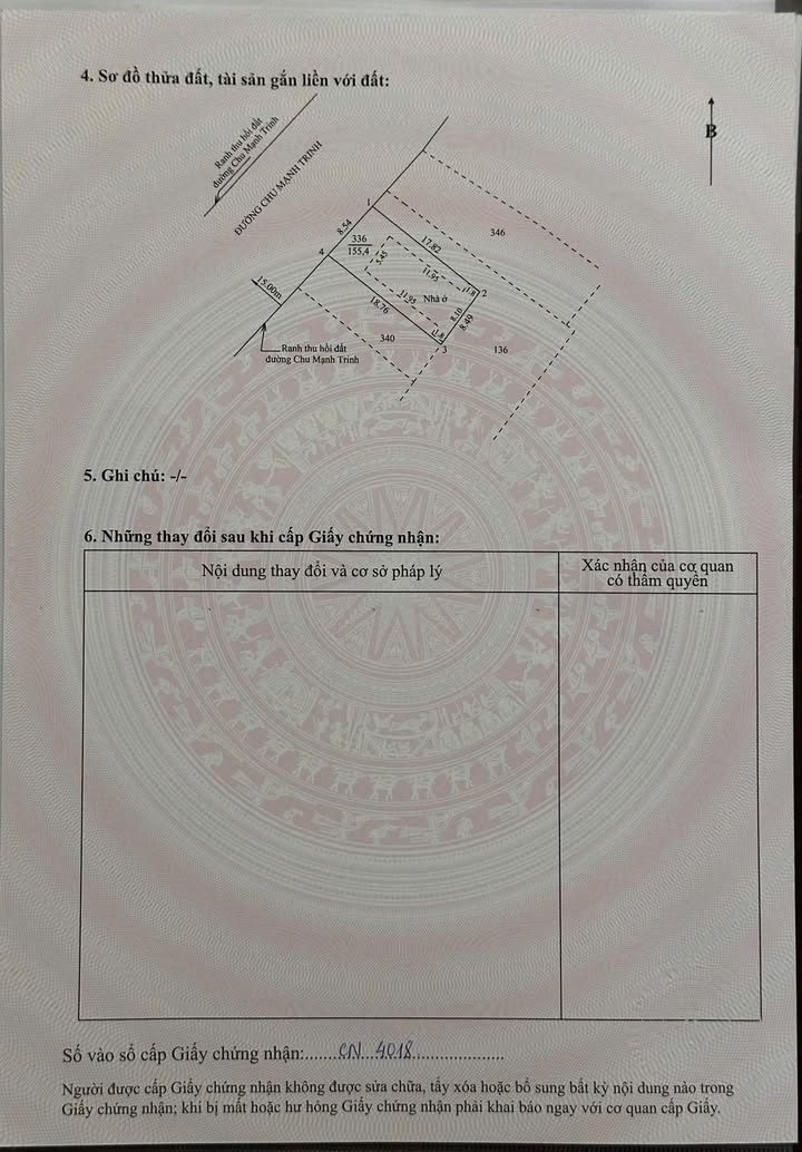 Bán đất đường Chu Mạnh Trinh, Vũng Tàu 155m² giá 19 tỷ - Sổ hồng chính chủ!