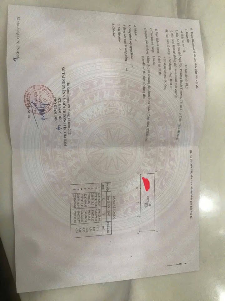 Đất nền phường Đồng Văn, Duy Tiên 80m² - Sổ đỏ chính chủ, pháp lý rõ ràng!