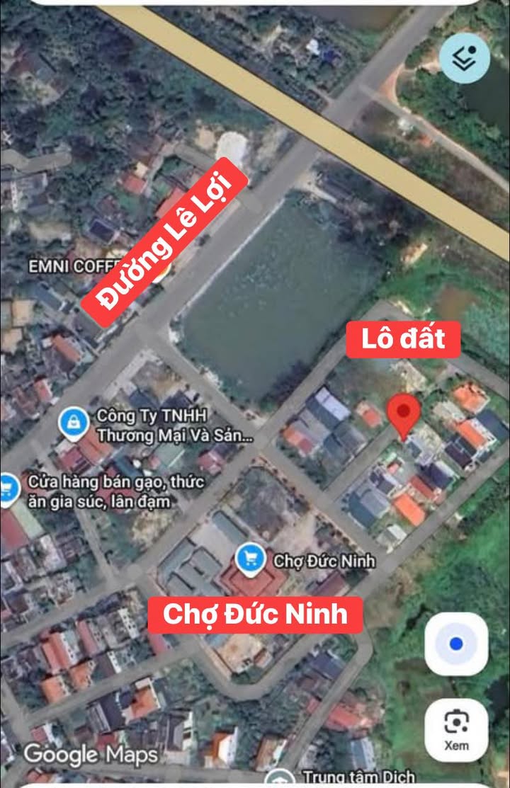 Đất dự án Chợ Đức Ninh, Đồng Hới 131.4m² giá 2 tỷ - Đầu tư sinh lời ngay!
