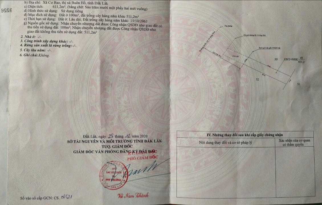 Đất nền Buôn Hồ 580m² giá 5.8 tỷ - Đầu tư sinh lời ngay!