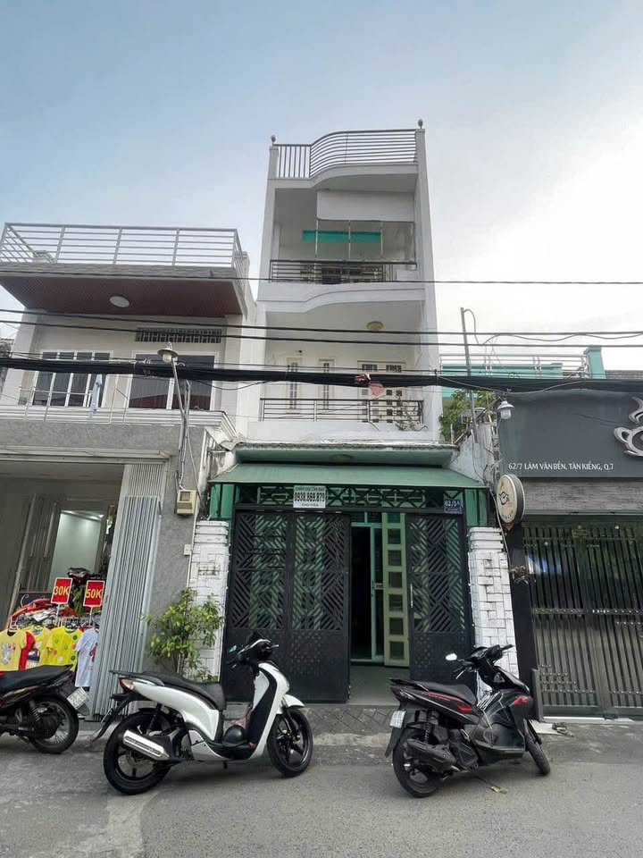 Nhà mặt tiền hẻm xe hơi 62 Lâm Văn Bền, Quận 7, 54m² giá 10.5 tỷ - Sổ hồng riêng, thương lượng!