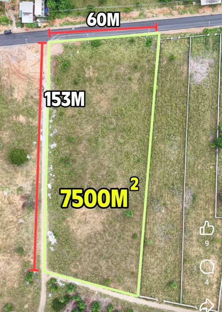 Đất nền 7500m² mặt tiền đường ĐT 715 - Cơ hội đầu tư tuyệt vời tại Phan Thiết!