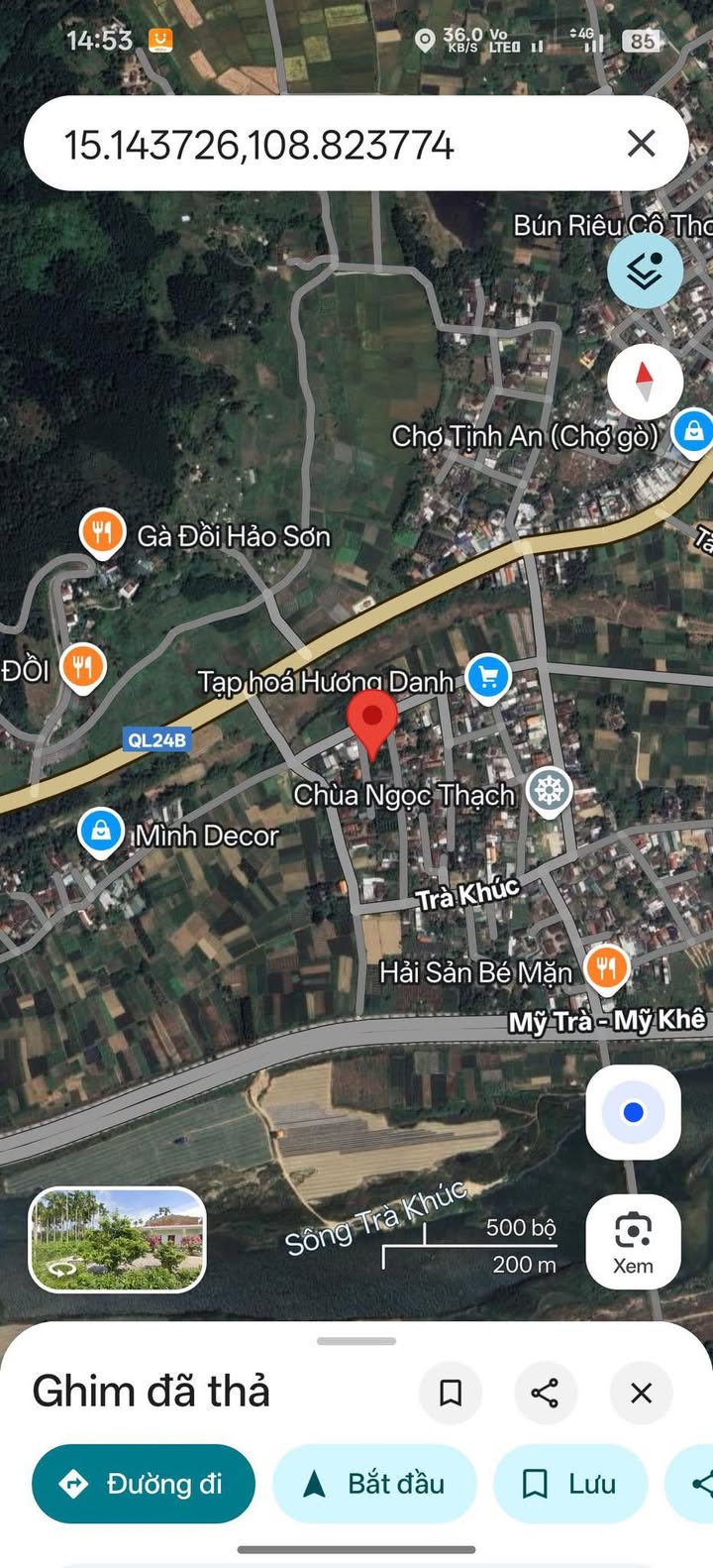 Đất nền Tịnh An Quảng Ngãi 175m² giá 800 triệu - Sổ hồng chính chủ!