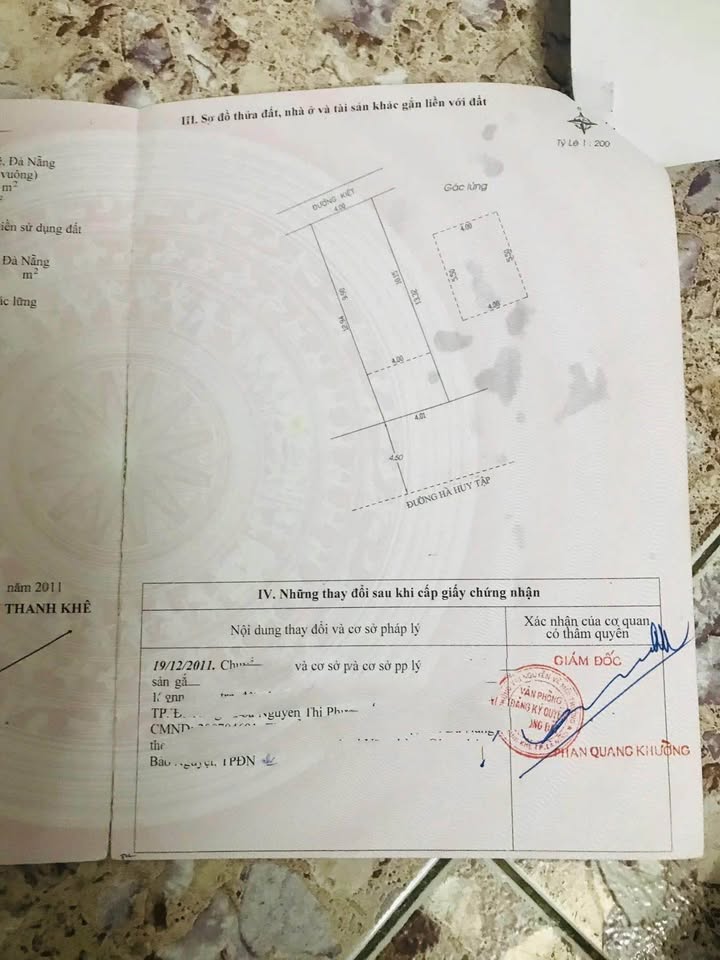 Nhà riêng đường Hà Huy Tập, Thanh Khê 53m² giá 7.1 tỷ - Hướng Đông Nam, sẵn sàng ở ngay!