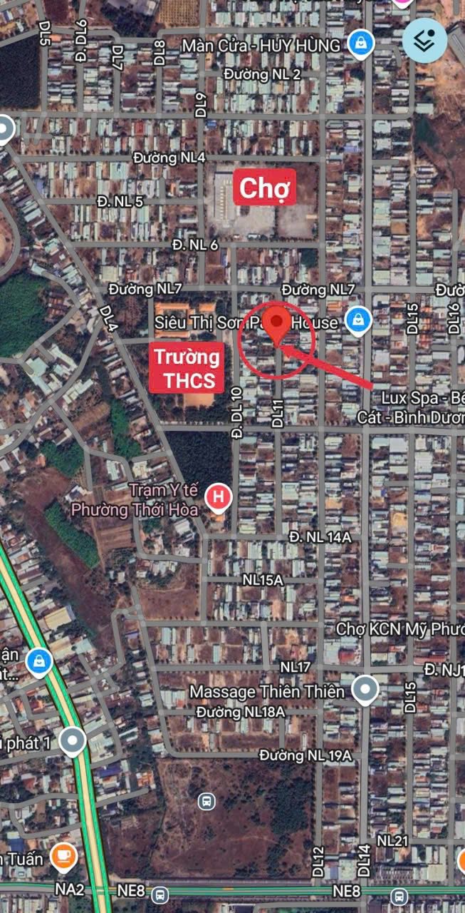 Đất thổ cư L30 đường DL11, phường Thới Hòa, Bình Dương 150m² - Sổ đỏ chính chủ, giá 2 tỷ!