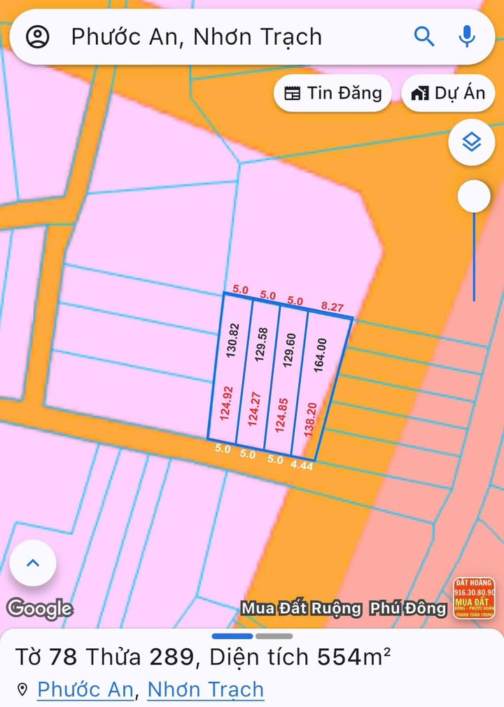 Đất thổ cư Nhơn Trạch 130m² giá 1.7 tỷ - Đường ô tô vào tận nơi!