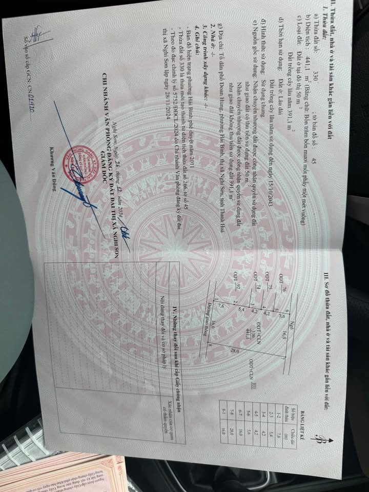 Đất chính chủ Hải Bình, Nghi Sơn 464m² giá 1.6 tỷ - Cơ hội đầu tư tuyệt vời!