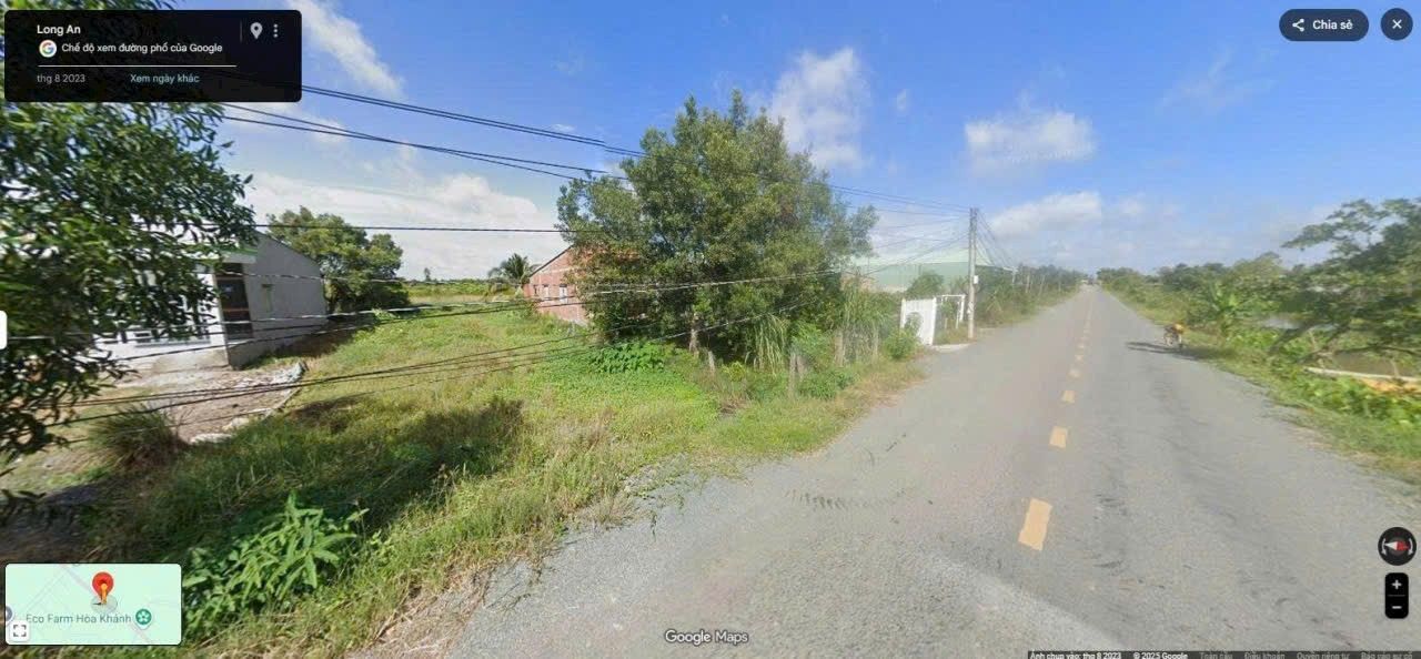 Đất thổ cư mặt tiền đường Tỉnh Lộ 830, Hòa Khánh Tây, 370m² - Cơ hội đầu tư tuyệt vời!