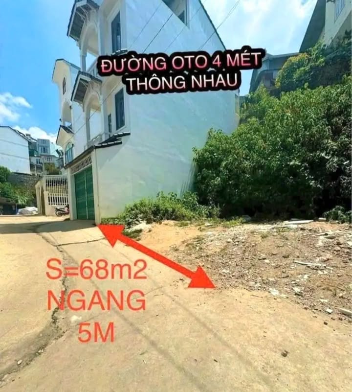 Đất nền ngay trung tâm Đà Lạt 69m² giá 4.35 tỷ - Pháp lý sổ hồng chính chủ!