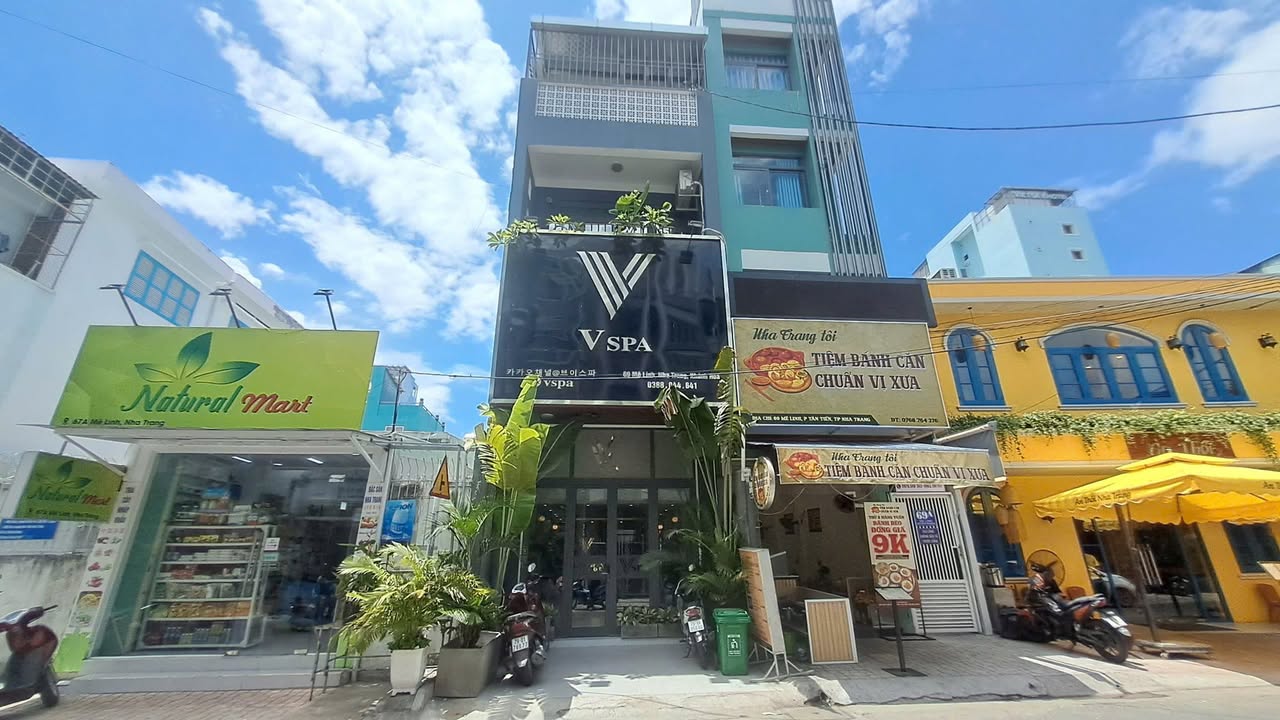 Bán nhà 4 tầng mặt tiền Mê Linh - Tân Lập, Nha Trang 123m² giá 31 tỷ - Đầu tư sinh lời ngay!