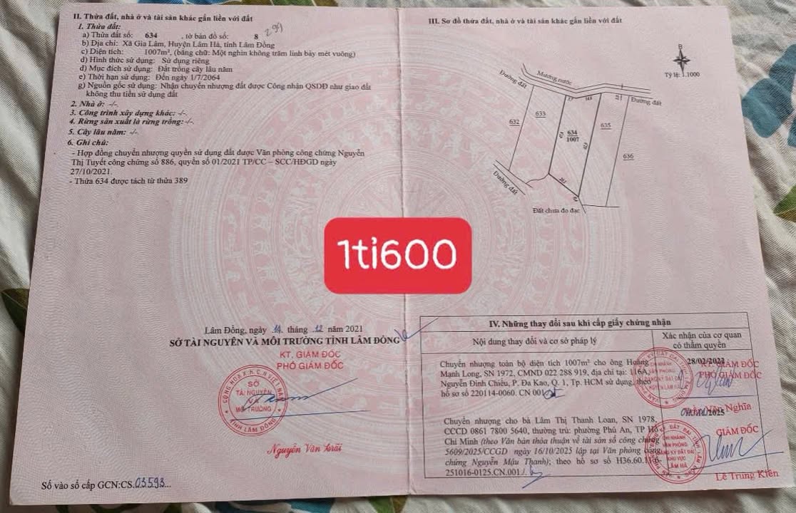 Đất nền khu villa HT86 Nam Ban 1000m² - Đầu tư lý tưởng cho nghỉ dưỡng!