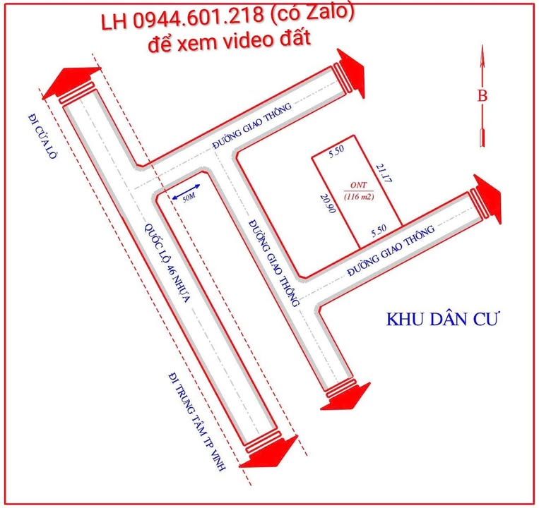 Đất Nền Nghi Trường, Nghệ An 116m² giá 1 tỷ - Đầu tư an toàn, tiềm năng cao!