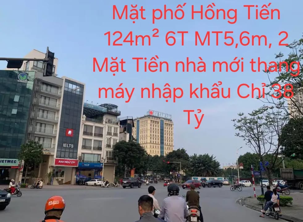 Nhà mặt phố Hồng Tiến Bồ Đề 124m² giá 38 tỷ - Đầu tư kinh doanh sinh lời cao!