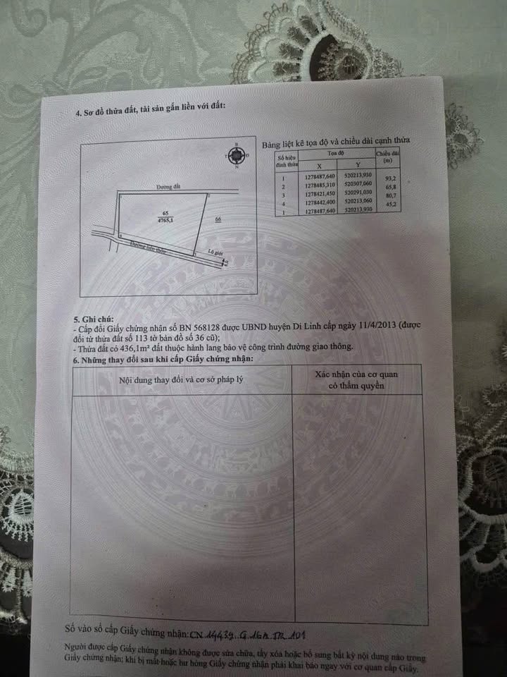 Đất nền Bảo Lâm 4700m² giá 7.04 tỷ - Gần 3 mặt tiền Đinh Trang Hòa