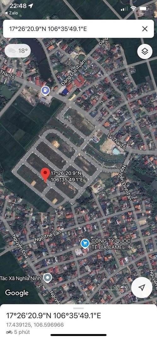 Đất nền 2 mặt tiền Dự án Lý Thái Tổ Đồng Hới 264m² giá 3.2 tỷ - Cơ hội đầu tư hấp dẫn!