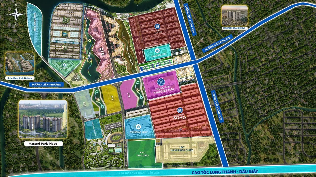 Căn hộ Masteri Park Place Thủ Đức 51m² giá 6.4 tỷ - Đầu tư sinh lời ngay!