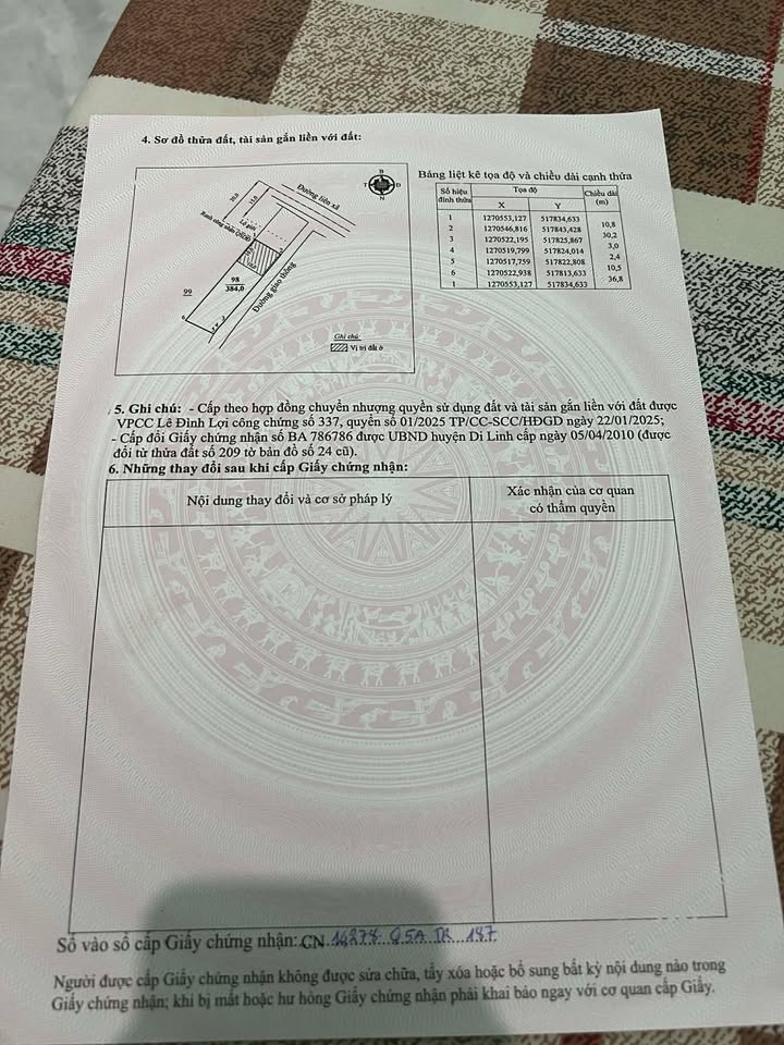 Đất thổ cư 2 mặt tiền Hòa Ninh 5250m² giá 1.8 tỷ - Cơ hội đầu tư sinh lời!