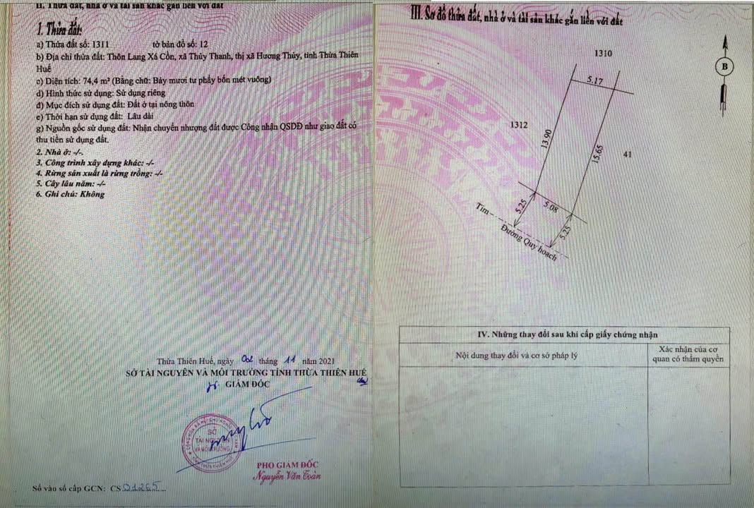 Đất nền KQH Hoàng Quốc Việt, Huế 74m² giá 2 tỷ - Vị trí đẹp tiềm năng đầu tư!