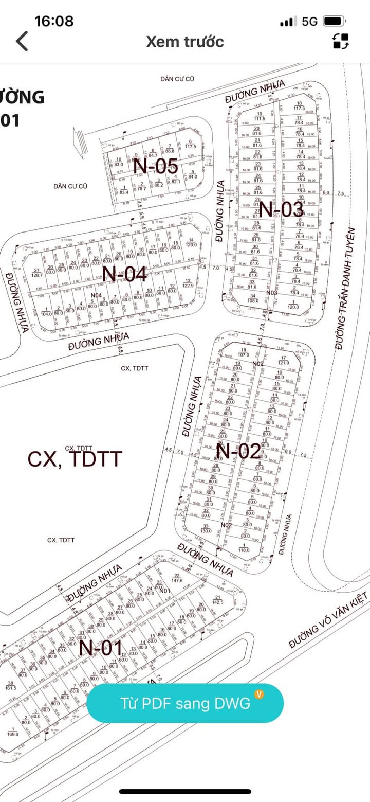Bán đất mặt đường Trần Danh Tuyên, Đồng Sơn, Bắc Giang 78m² - Vị trí đắc địa kinh doanh nhà hàng