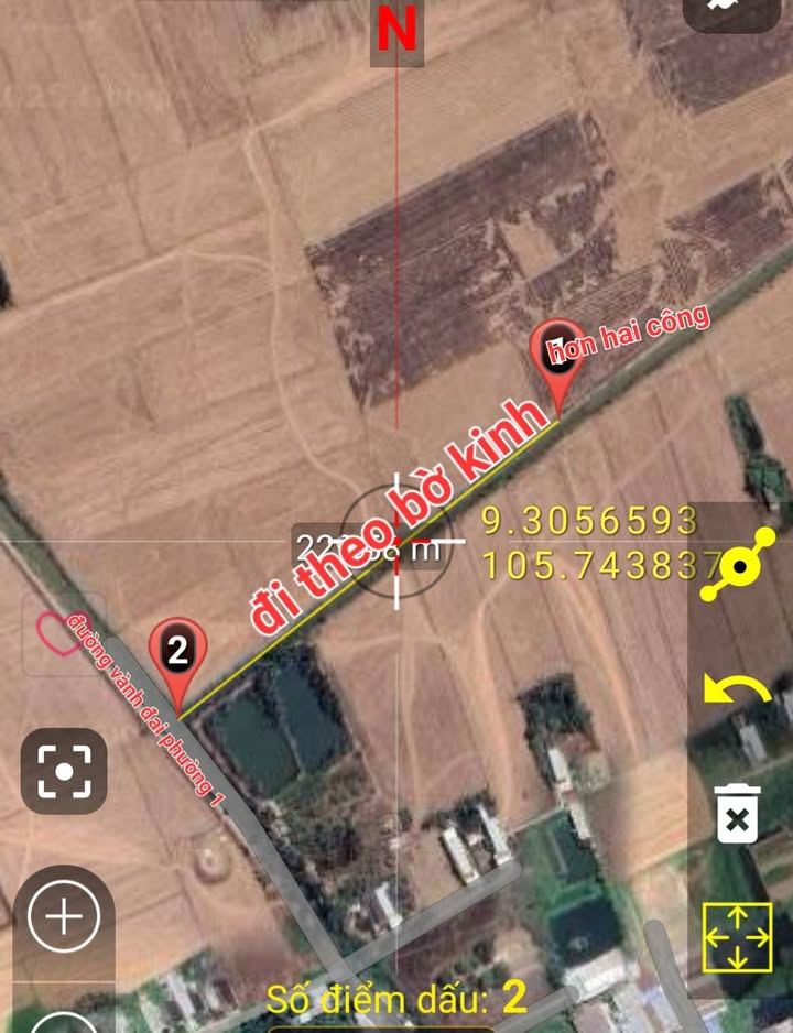 Đất ruộng 2000m² tại xã Hưng Hội, Bạc Liêu - Giá thỏa thuận hấp dẫn!