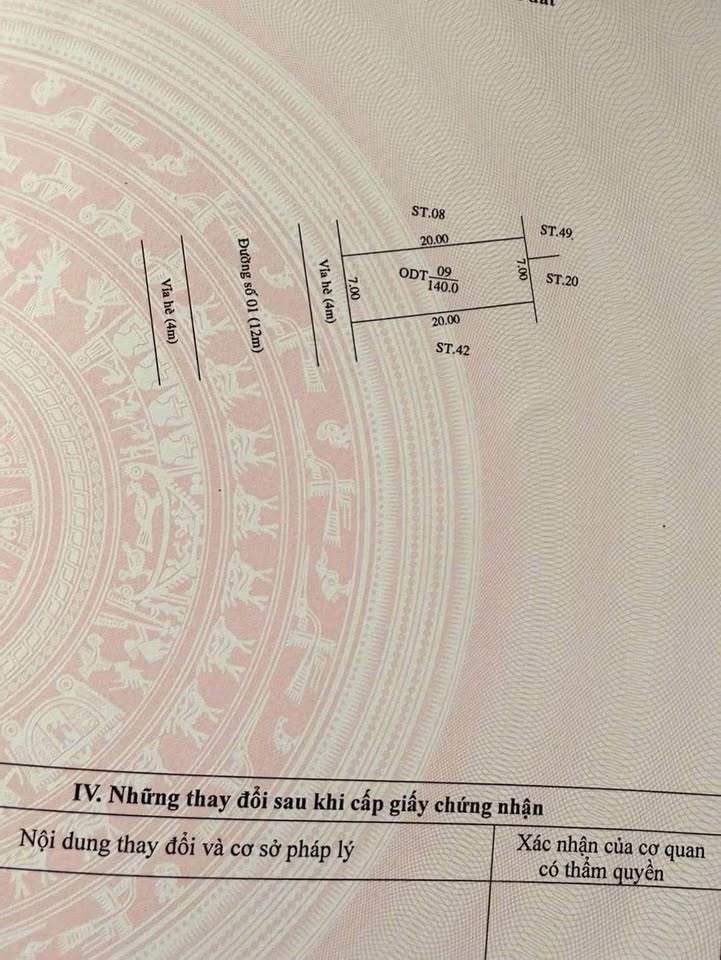 Đất thổ cư 140m² tại Đường số 1, Hòa Phú - Vị trí đắc địa, giá tốt thương lượng!